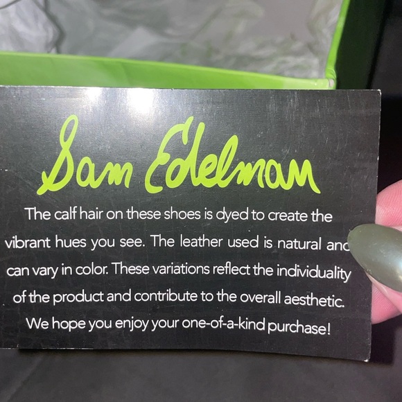 Sam Edelman Leopard Boots Women’s Size 9 pony Hair Ankle Booties animal print - Picture 7 of 12